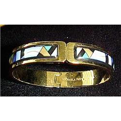 Michaela Frey enamel and gold cuff bracelet #2391265