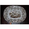 Image 1 : Antique Brown Transferware Large Platter, c. #2381552