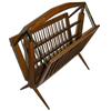 Image 1 : Mid-Century Modern Wooden Magazine Rack #2381707