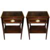 Image 1 : Pair Federal Regency Style Side End Tables #2381721