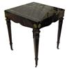 Image 1 : Vintage Marble Mahogany Classical Side Table #2381723
