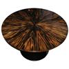 Image 1 : Macassar Round Center or Dining Table #2381726
