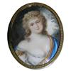 Image 1 : J BRANDL Miniature Female Portrait #2382107