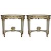 Image 1 : PAIR Louis XVI Marble Top Pier Console Tables #2382151