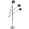 Image 1 : Mid-Century Modern Chrome 3-Light Eyeball Floor#2382160