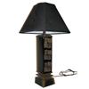 Image 1 : Mid-Century Modern Black & Gold Table Lamp #2382162