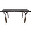 Image 1 : Mid-Century Modern Glass/Chrome Dining Table #2382167