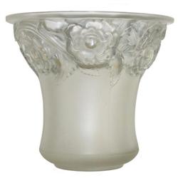 Lalique Orleans Frosted Glass Vase #2382193