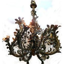 Antique Bronze Chandelier Ceiling Fixture #2382342