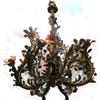 Image 1 : Antique Bronze Chandelier Ceiling Fixture #2382342