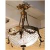 Image 1 : Beaded Crystal Chandelier Ceiling Fixture #2382417