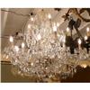 Image 1 : Crystal Beaded Chandelier Ceiling Fixture #2382418