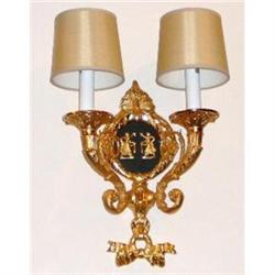 Pair of Empire Style Sconces Wall Lights #2382430