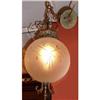 Image 1 : Glass Globe Chandelier Ceiling Fixture #2382441