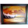 Image 1 : Beautiful Ocean Sunset signed   #2382527