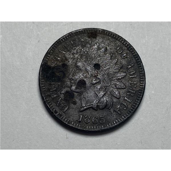 1865 Indian Head Cent Penny