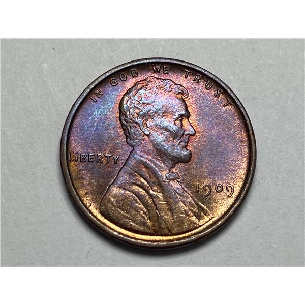 1909 VDB Lincoln Cent Wheat Penny