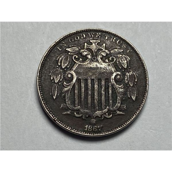 1867 Shield Nickel
