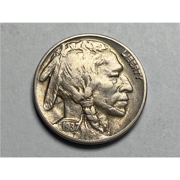 1937 D Buffalo Nickel 3 legs