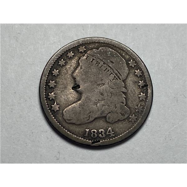 1834 Capped Bust Dime