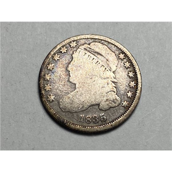 1835 Capped Bust Dime
