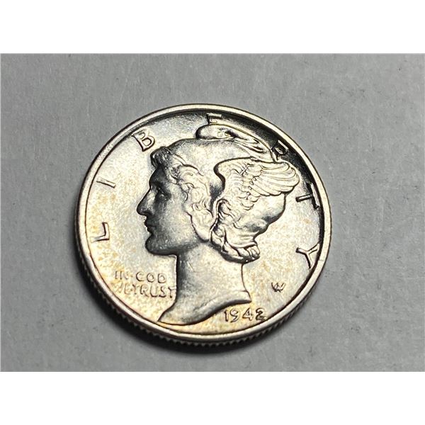 1942 S Mercury Dime