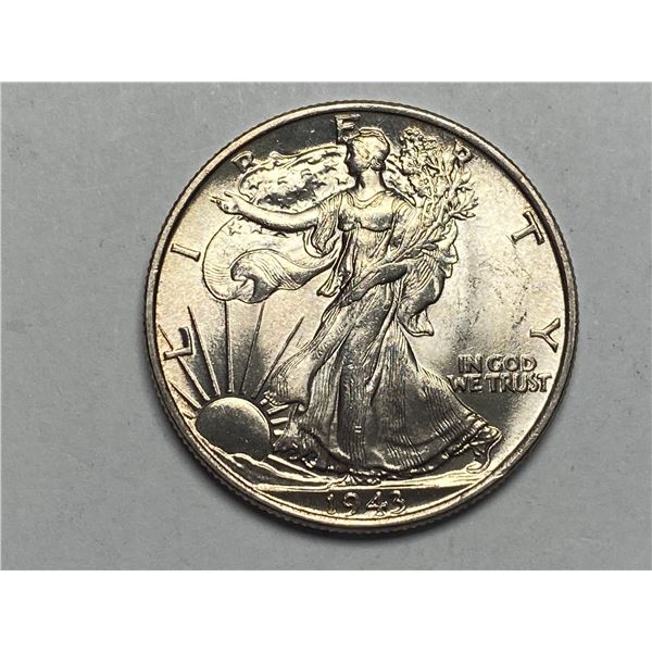1943 Walking Liberty Half Dollar