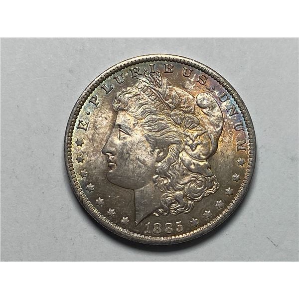 1885 O Morgan Silver Dollar