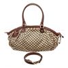 Image 1 : Gucci Brown Diamante Two Way Hobo Bag