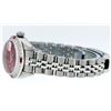 Image 9 : Rolex Ladies Stainless Steel Red Diamond & Ruby 26MM Oyster Perpetual Datejust