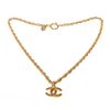 Image 1 : Chanel Gold CC Necklace with gold-tone hardware