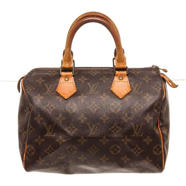 Louis Vuitton Brown Speedy 25cm Satchel Bag