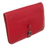 Image 2 : Hermes Red Taiga Leather Dogon GM Wallet