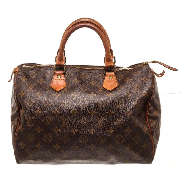 Louis Vuitton Brown Speedy 30cm Satchel Bag