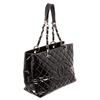 Image 2 : Chanel Black Patent Leather GST Tote Bag