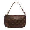 Image 1 : Louis Vuitton Brown Monogram Pochette Clutch Bag