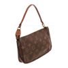 Image 3 : Louis Vuitton Brown Monogram Pochette Clutch Bag