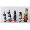 Image 4 : Group of 5 Miniature Kachinas Wright Collection