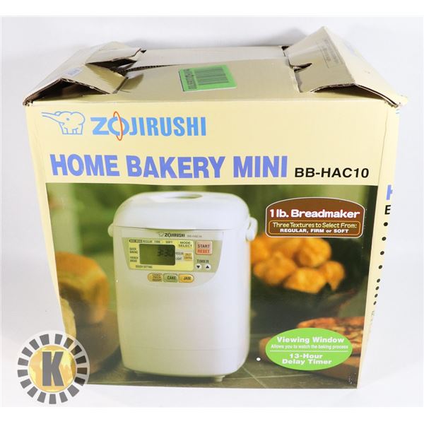 ZOJIRUSHI HOME BAKERY MINI BREAD MAKER