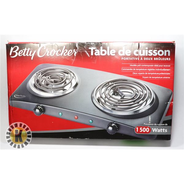 BETTY CROCKER PORTABLE COOKTOP