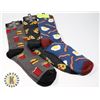 Image 1 : BUNDLE OF THREE NEW FUN PATTERN MEN'S SOCKS