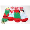 Image 1 : 4 NEW PAIRS OF ADULT CHRISTMAS SOCKS ONE SIZE