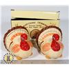 Image 1 : TRADITIONAL TRIMMINGS CERAMIC TURKEY SALT AND