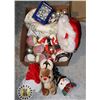 Image 1 : UNCLAIMED BOX OF CHRISTMAS DECORATIONS