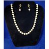 Image 1 : 15)  SINGLE STRAND OF 24" FAUX PEARLS AND