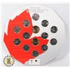 Image 1 : 2010 CANADA OLYMPICE 14 COIN MINT SET, NEW SEALED