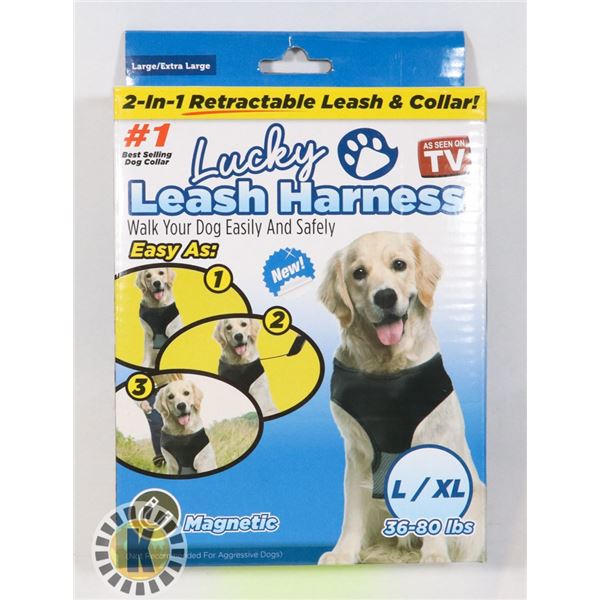 NEW LUCKY LEASH DOG HARNESS