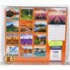 Image 1 : NEW 12 MONTH 2PCAK 2022 LANDSCAPES CALENDARS