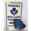 Image 1 : TORONTO MAPLE LEAFS PARKING SIGN