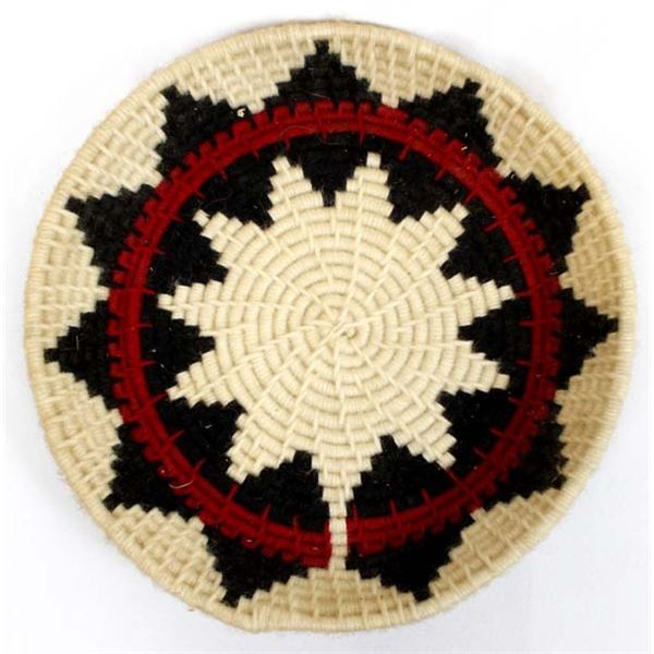 Native American Navajo Yarn Basket